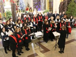 Koncert kolęd chóru parafialnego św. Cecylii z Helenki i naszego chóru parafialnego, 25.01.2026